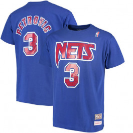 Mitchell & Ness Drazen Petrovic Blue in Red for Men