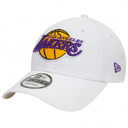 Los Angeles Lakers New Era 9FORTY Sidepatch White Cappellino