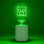 Creeper Minecraft Paladone Led Neon Bulb lampa