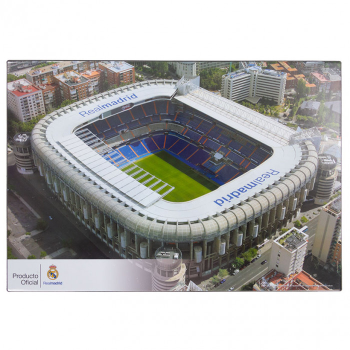 Real Madrid Schreibunterlage Stadion 50x35
