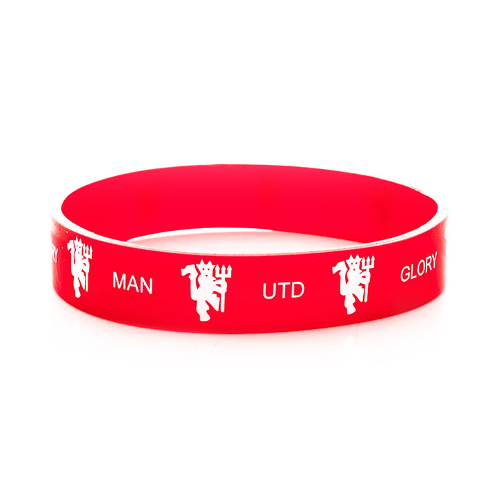 Manchester United braccialetto in silicone