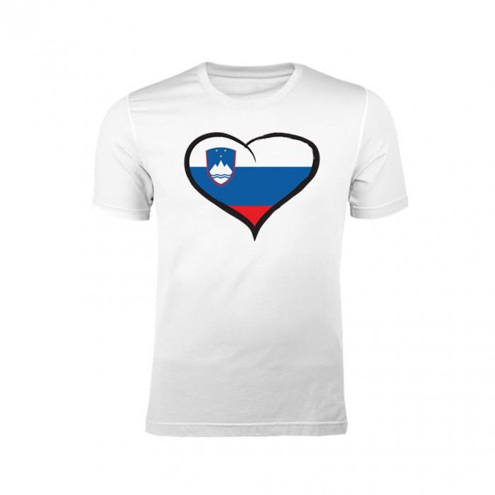 Slovenija T-shirt cuoricino per bambini