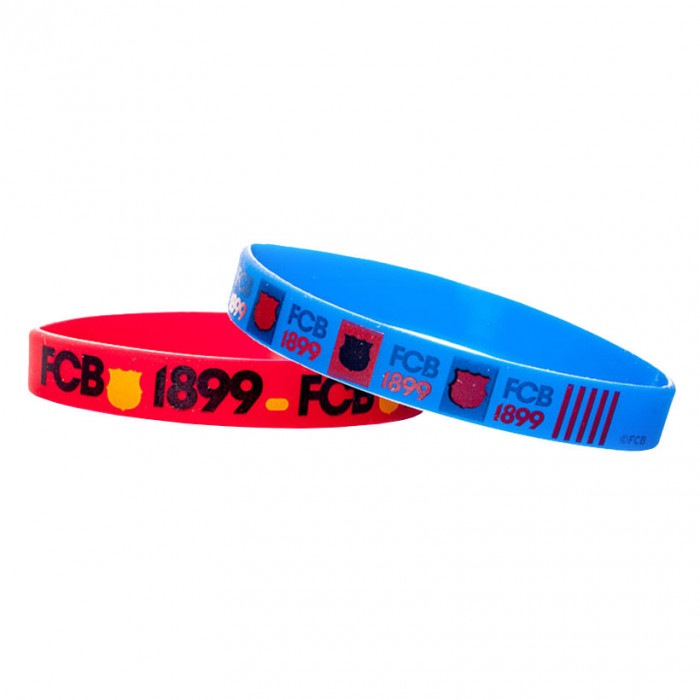 FC Barcelona 2x braccialetto in silicone