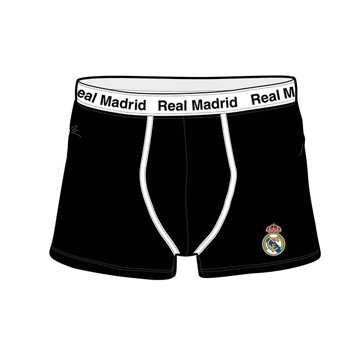 Real Madrid Herren Boxershorts schwarz