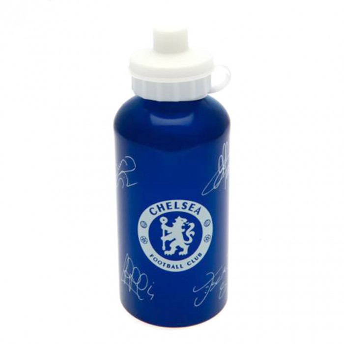 Chelsea Trinkflasche mit Unterschriften