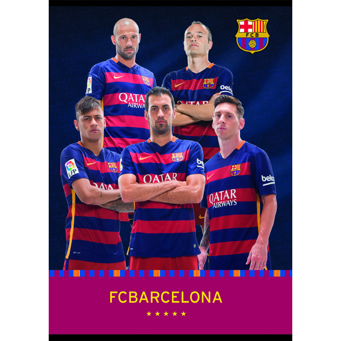 FC Barcelona bilježnica igrači BUS A4/OC - 54L 