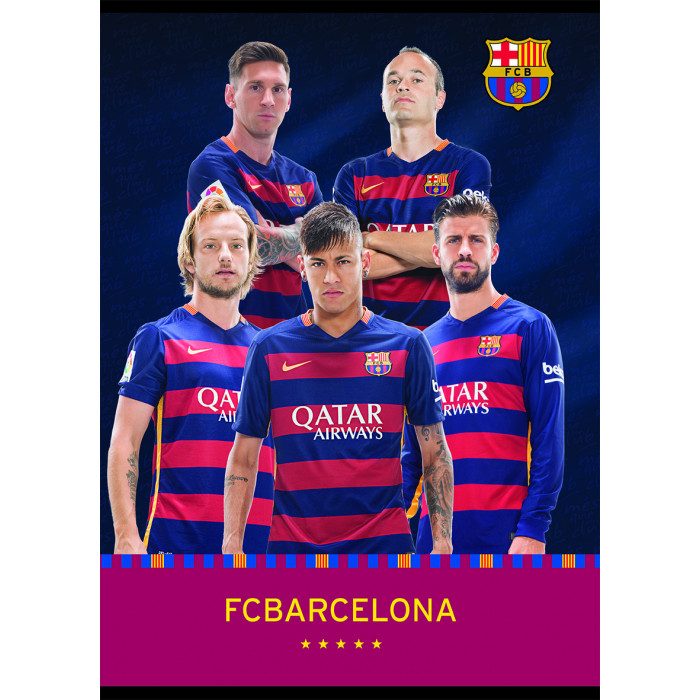 FC Barcelona quaderno giocatori NEY A4/OC - 54 fogli 