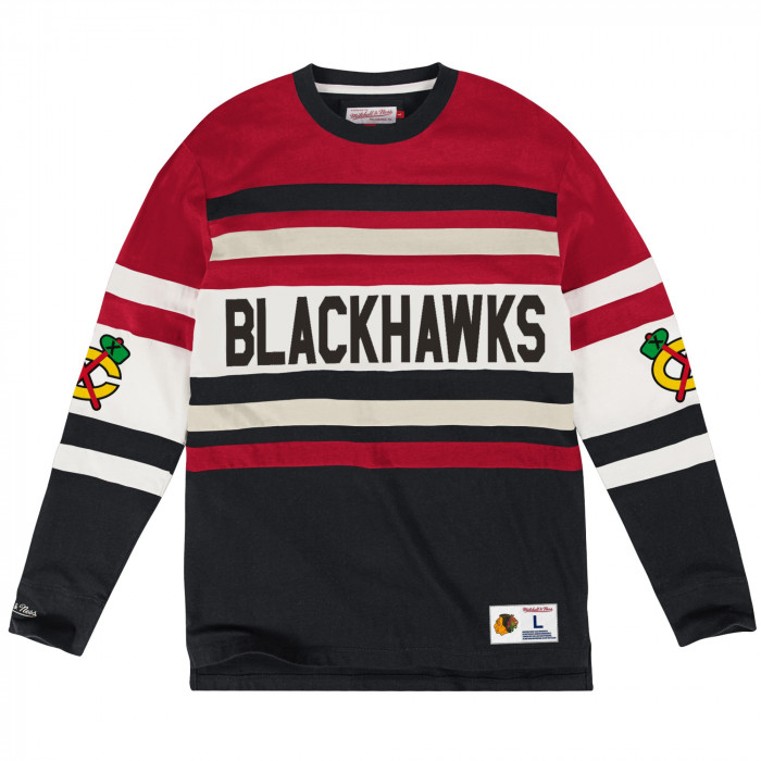 Chicago Blackhawks Mitchell & Ness Open Net T-Shirt langarm (119T CHIBLA)