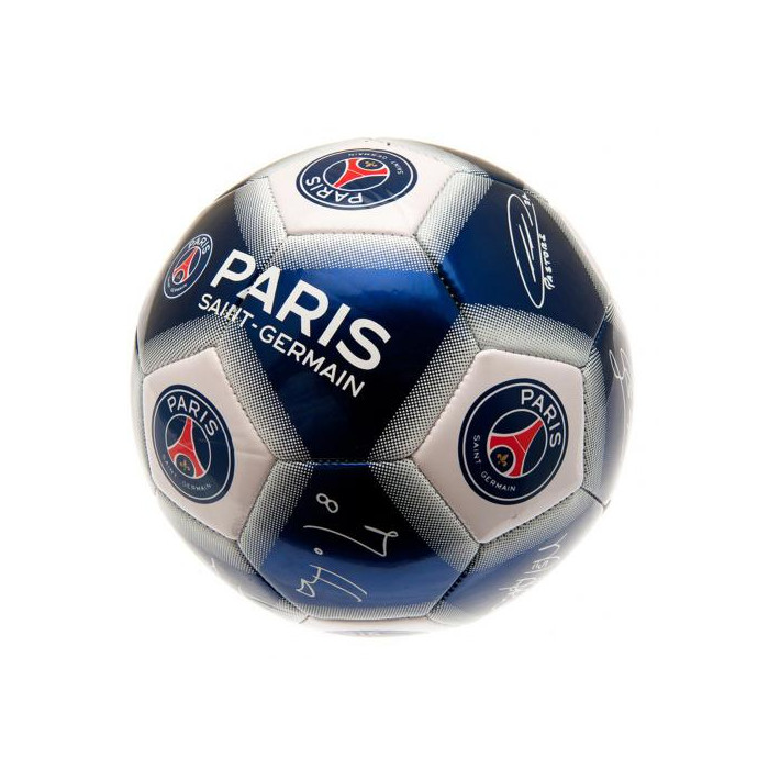 Paris Saint-Germain pallone con le firme