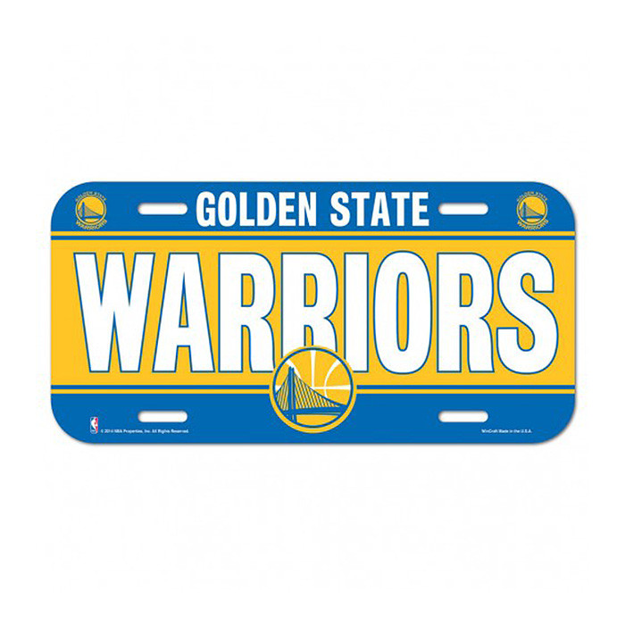 Golden State Warriors targhetta auto