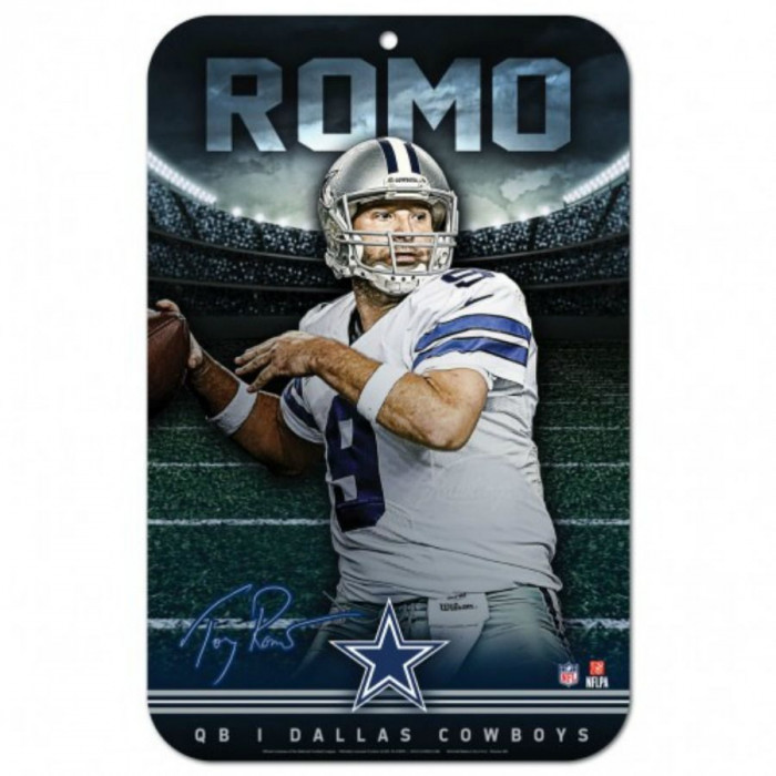 Dallas Cowboys Schild Tony Romo