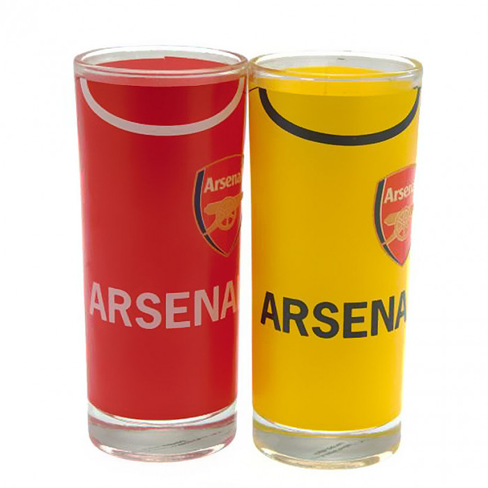 Arsenal 2x Trinkglas