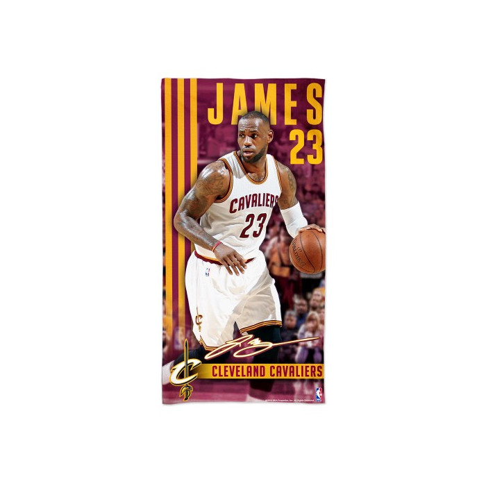 Cleveland Cavaliers Badetuch 75x150 LeBron James