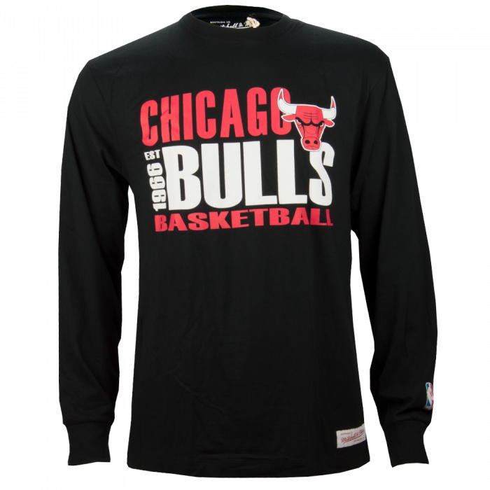 Chicago Bulls Mitchell & Ness Quick Whistle majica dolgi rokav 