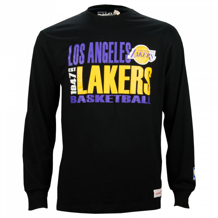 Los Angeles Lakers Mitchell & Ness Quick Whistle majica dugi rukav