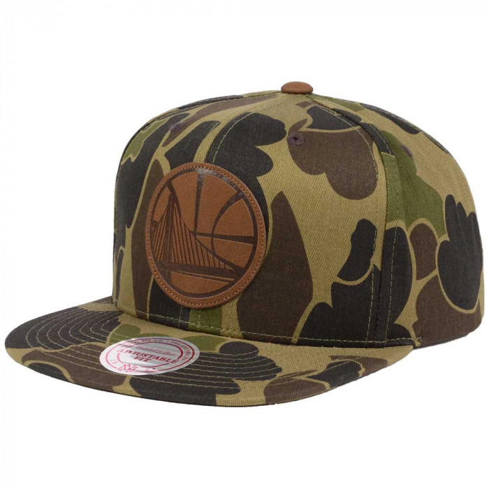 Mitchell & Ness Lux Camo cappellino Golden State Warriors
