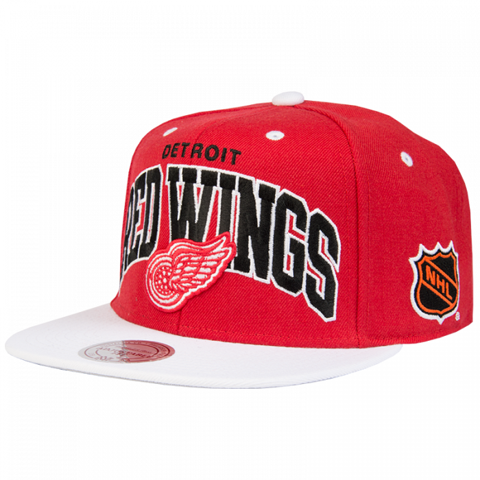 Detroit Red Wings Mitchell & Ness 2 Tone Team Arch cappellino