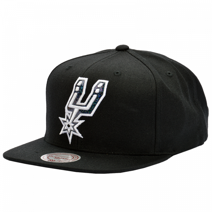 San Antonio Spurs Mitchell & Ness Dark Hologram Mütze