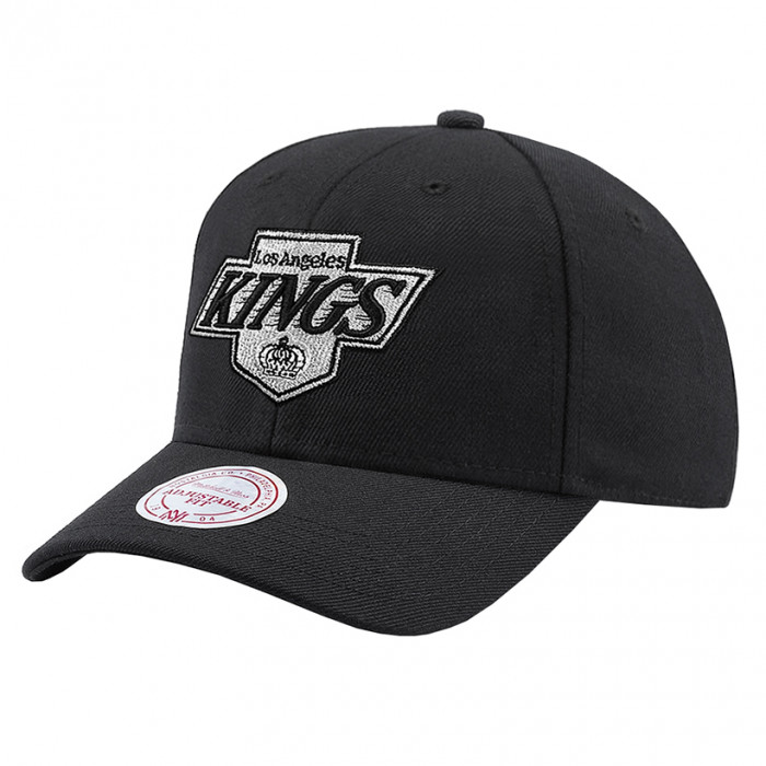 Los Angeles Kings Mitchell & Ness Team Logo High Crown Flexfit 110 cappellino