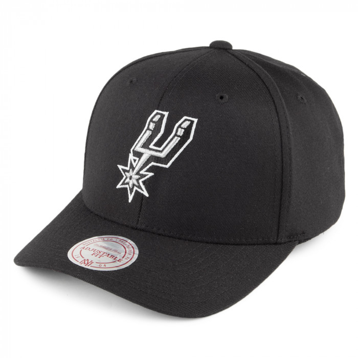 San Antonio Spurs Mitchell & Ness Team Logo High Crown Flexfit 110 cappellino