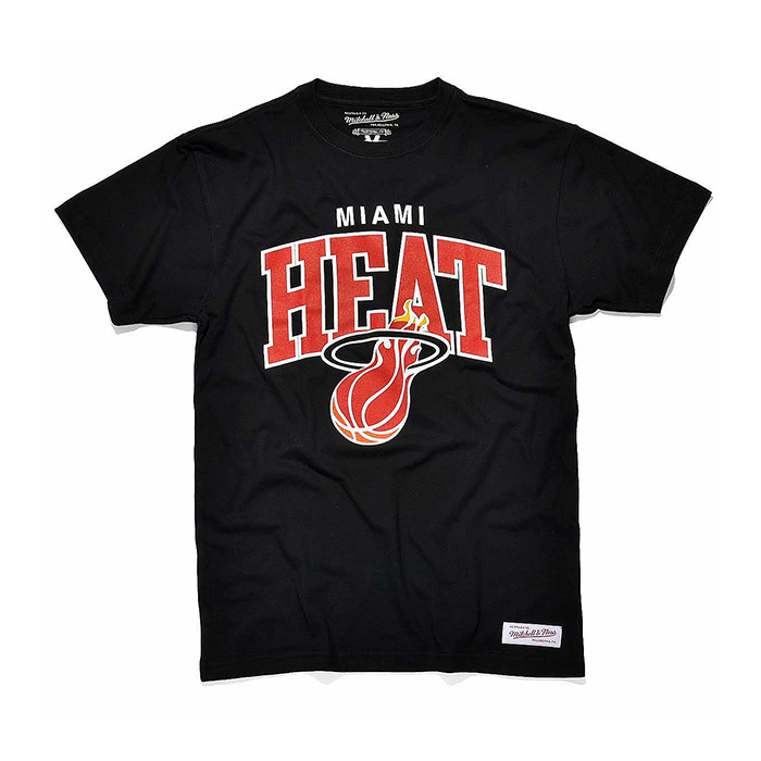 Miami Heat Mitchell & Ness Team Arch T-Shirt 