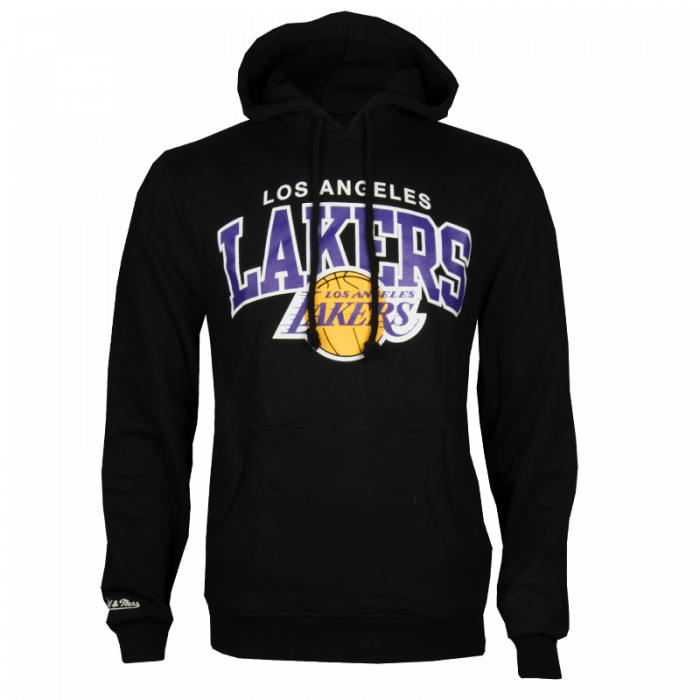 Los Angeles Lakers Mitchell & Ness Team Arch felpa con cappuccio