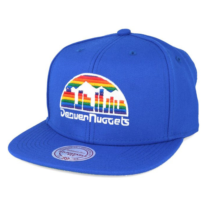 Denver Nuggets Mitchell & Ness Wool Solid/Solid 2 cappellino