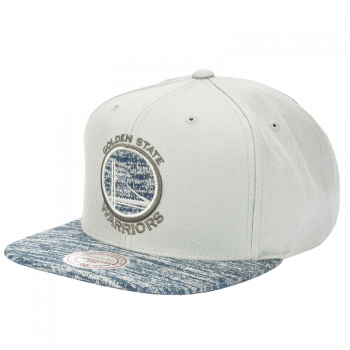 Golden State Warriors Mitchell & Ness Solid Crown Space Knit kačket
