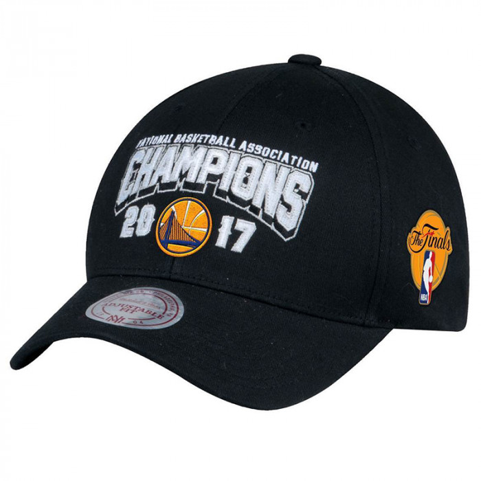 Golden State Warriors Mitchell & Ness 2017 NBA Champions Flexfit 110 cappellino
