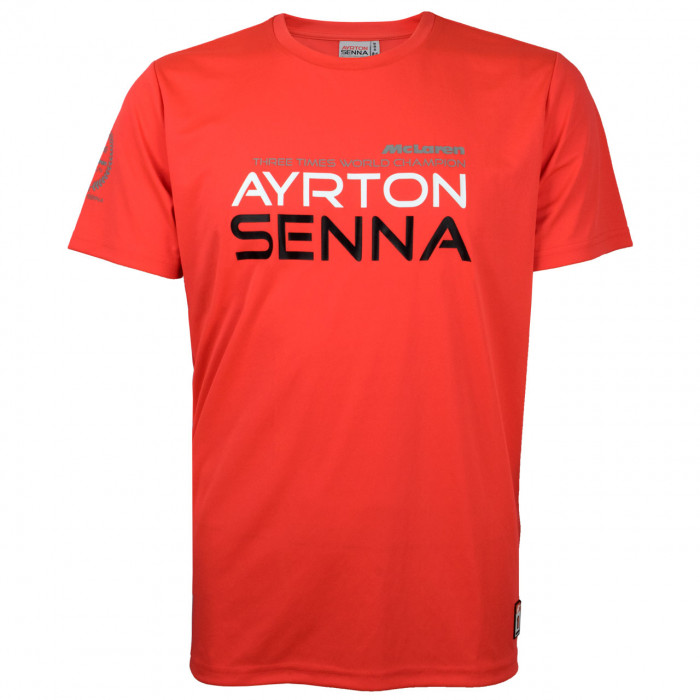 Ayrton Senna McLaren Three Times World Champion T-Shirt