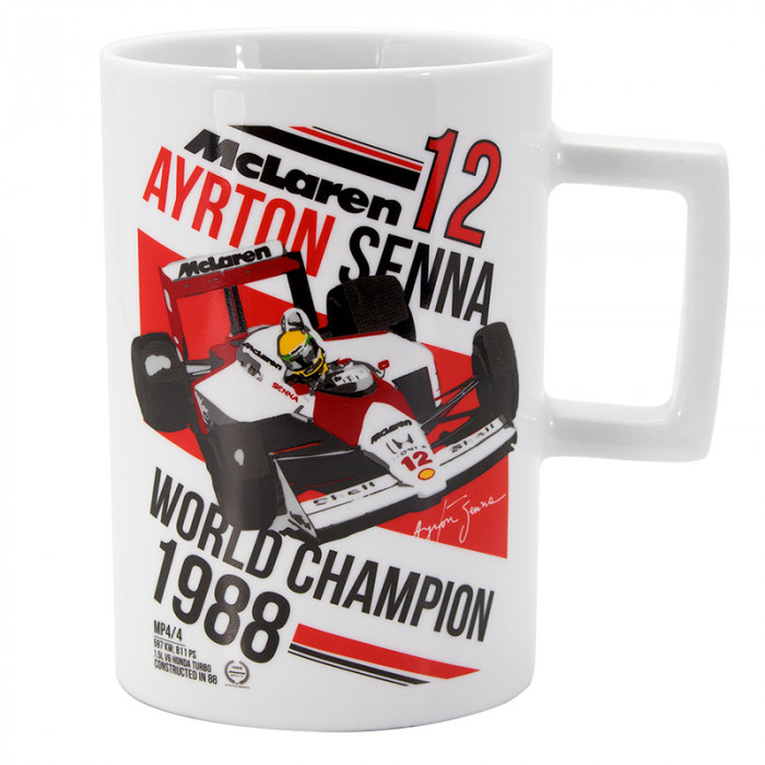 Ayrton Senna McLaren World Champion 1988 skodelica