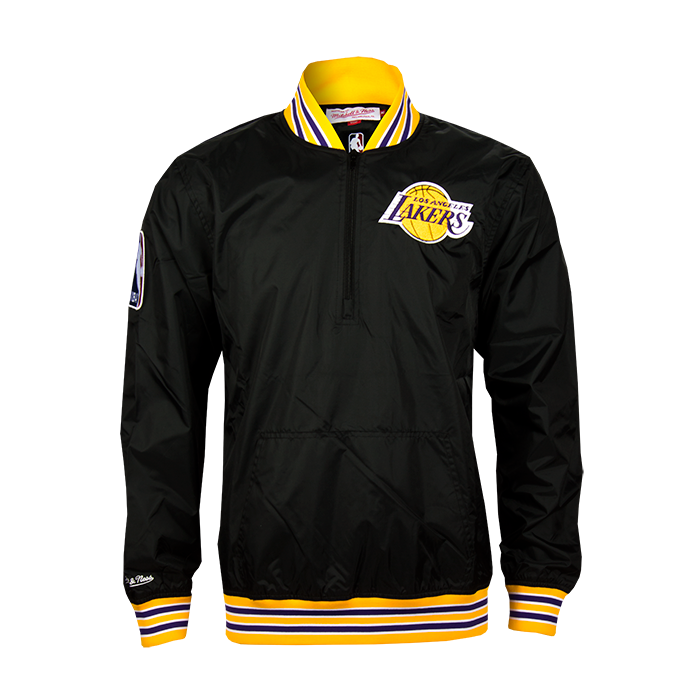 Los Angeles Lakers Mitchell & Ness 1/4 giacca Zip