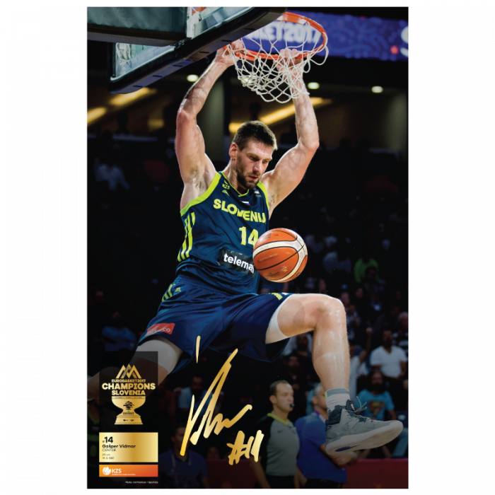 Poster Gašper Vidmar Eurobasket 2017