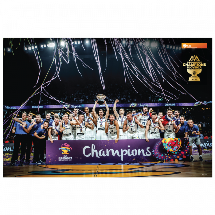 Poster prvakov Eurobasket 2017