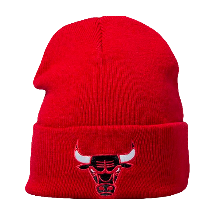 Chicago Bulls Mitchell & Ness Team Logo Cuff Wintermütze