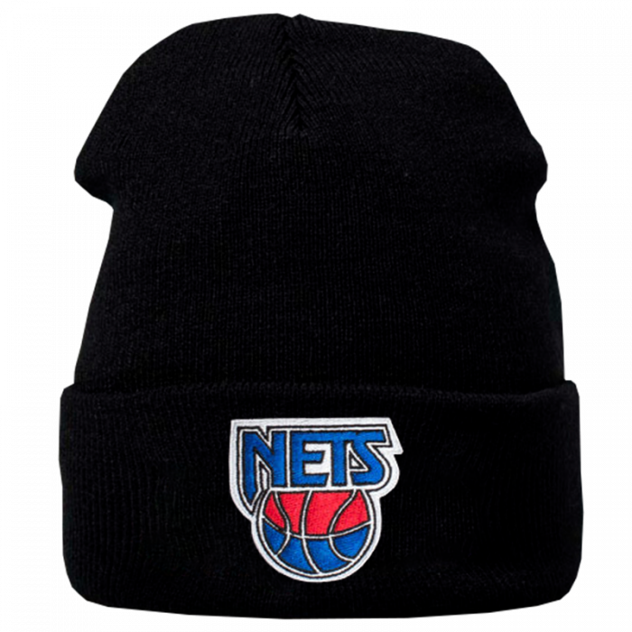 New Jersey Nets Mitchell & Ness Team Logo Cuff Wintermütze