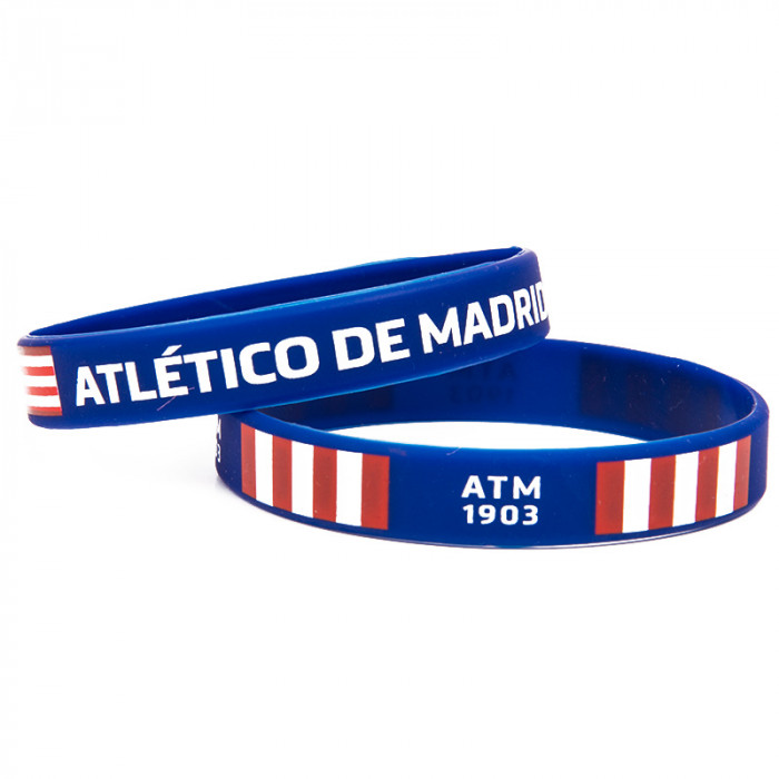 Atlético de Madrid 2x silikonska zapestnica