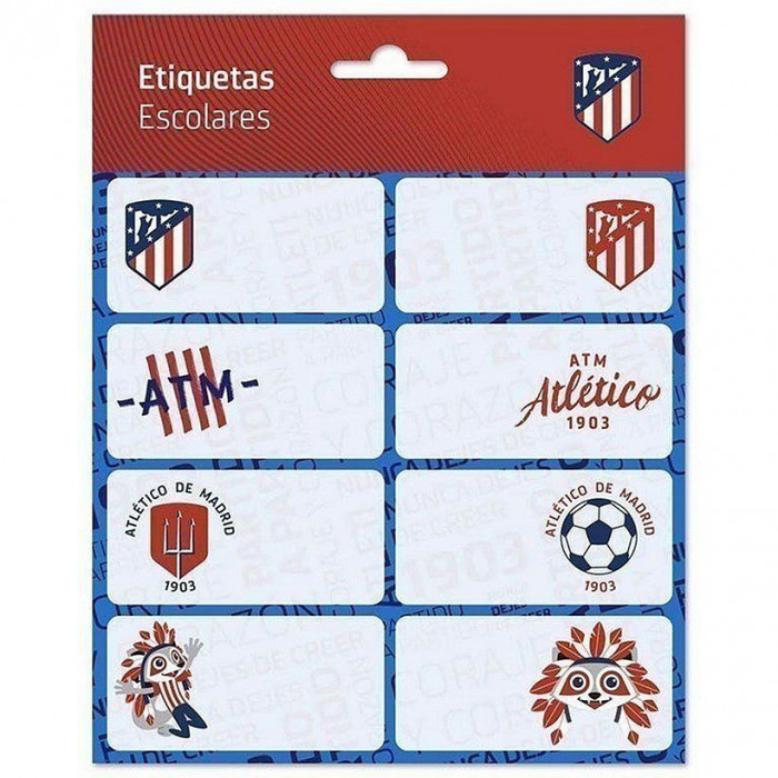 Atlético de Madrid etichette per quaderni