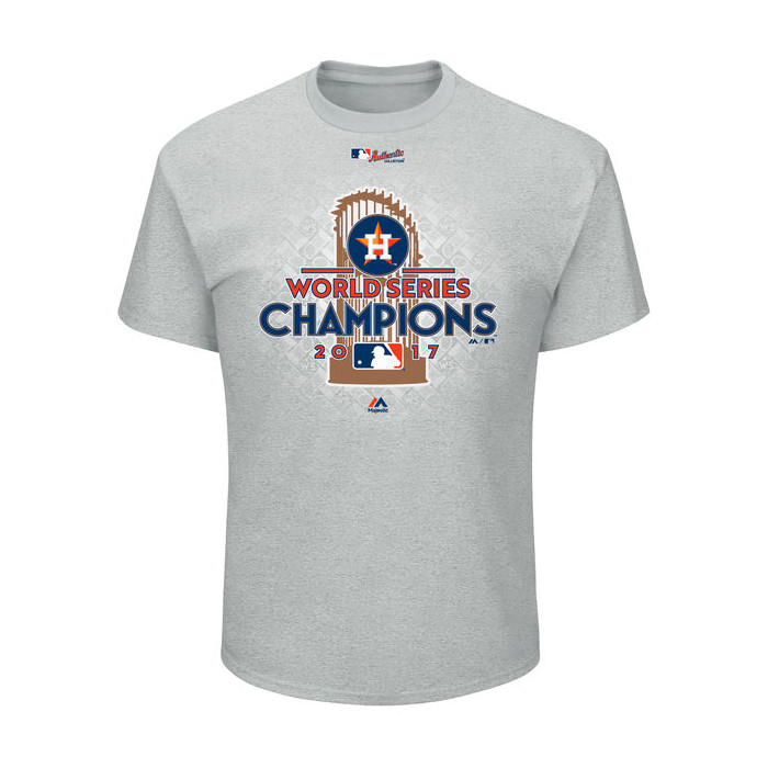 Houston Astros World Series Champions  Majestic Athletic T-Shirt 2017 (MHA5118E2MED)