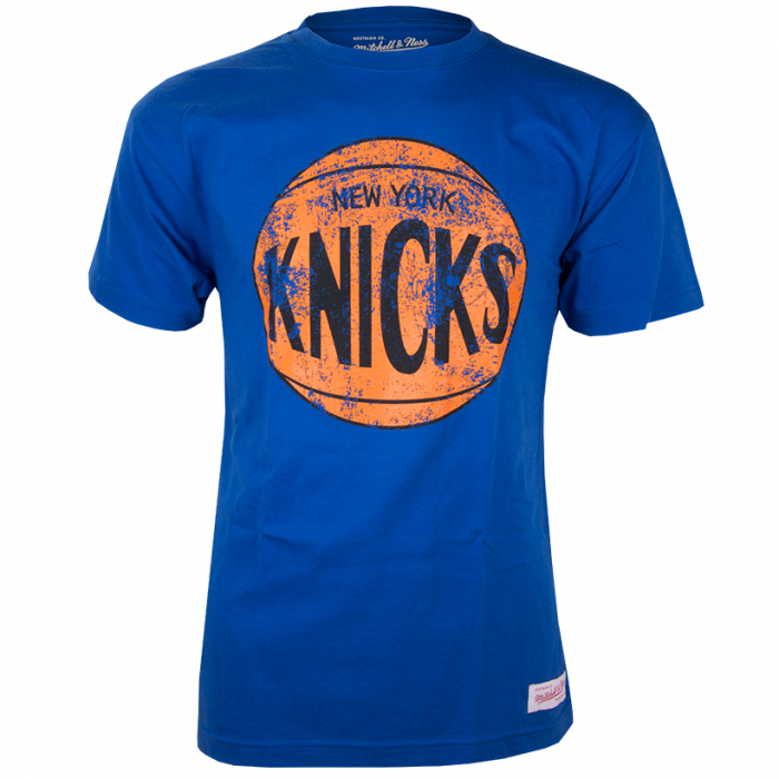 New York Knicks Mitchell & Ness Distressed HWC Logo T-Shirt