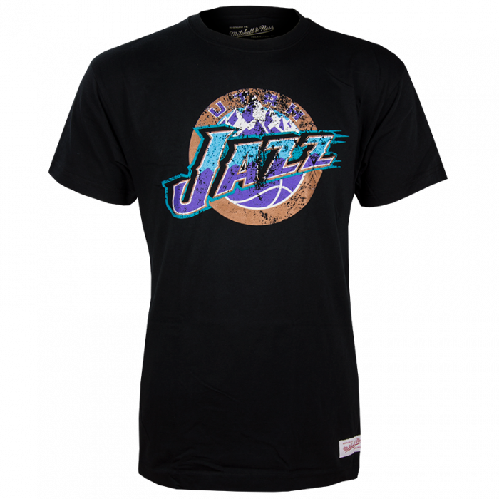 Utah Jazz Mitchell & Ness Distressed HWC Logo majica 