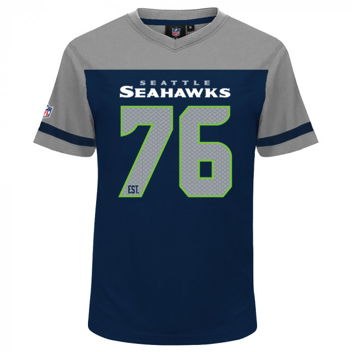 Seattle Seahawks Mesh V-Neck T-Shirt