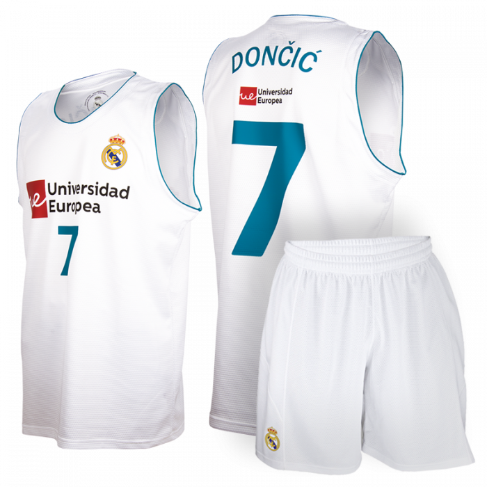 Real Madrid Baloncesto replika komplet otroški dres Dončić