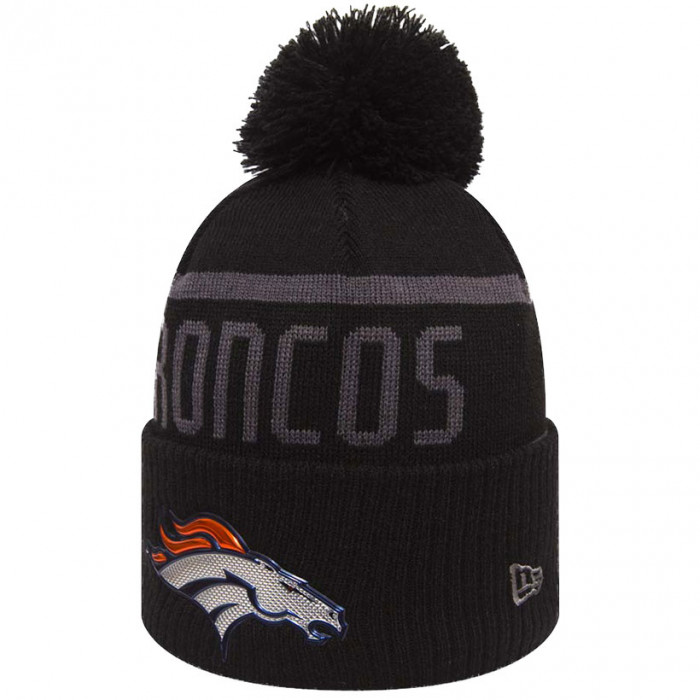 Denver Broncos New Era Black Collection Bobble Cuff cappello invernale (80536184)