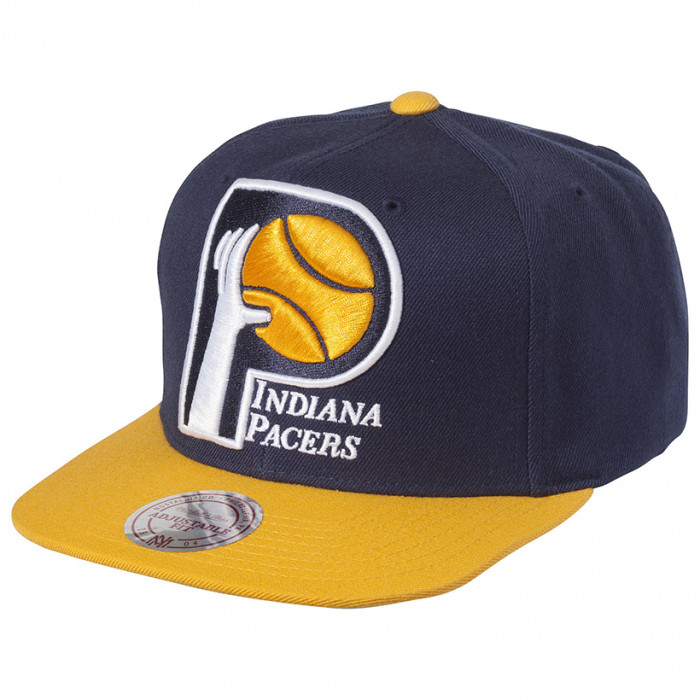 Indiana Pacers Mitchell & Ness XL Logo 2 Tone cappellino