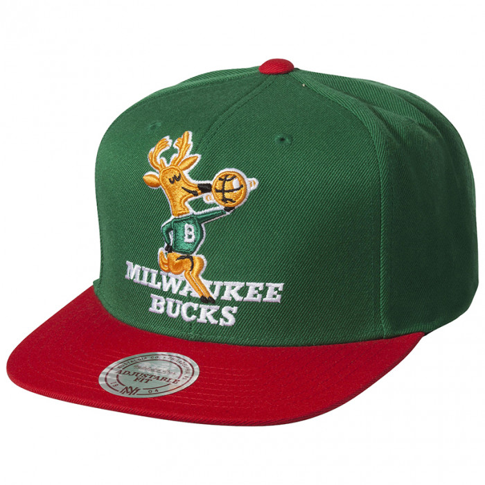 Milwaukee Bucks Mitchell & Ness XL Logo 2 Tone Mütze