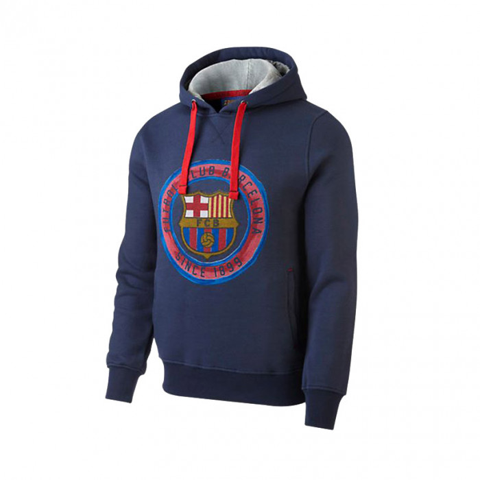 FC Barcelona Core maglione con cappuccio per bambini