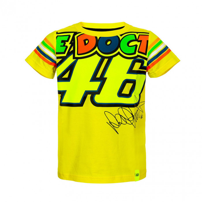 Valentino Rossi VR46 Stripes T-shirt per bambini (VRKTS307901)