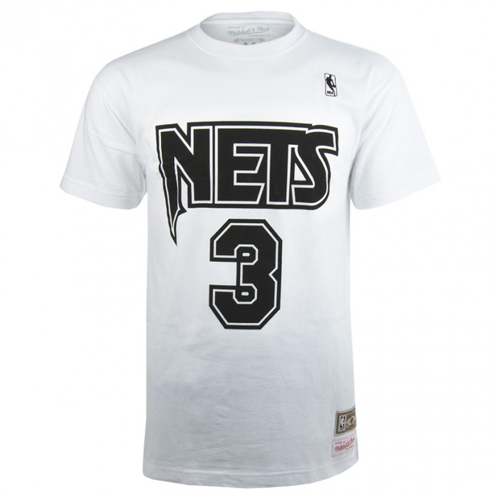 Retro Drazen Petrovic #3 Brooklyn Nets Basketball Trikot Genäht Weiß 