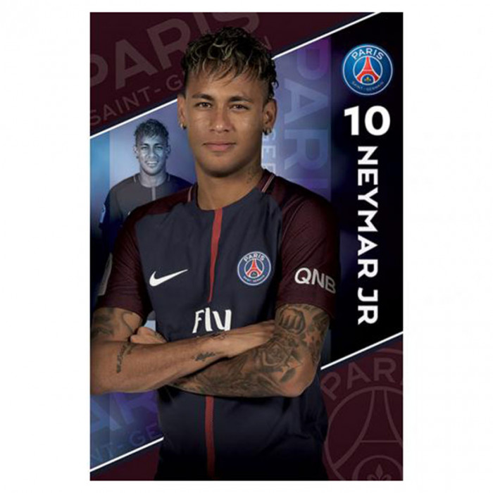 Paris Saint-Germain Neymar 10 poster